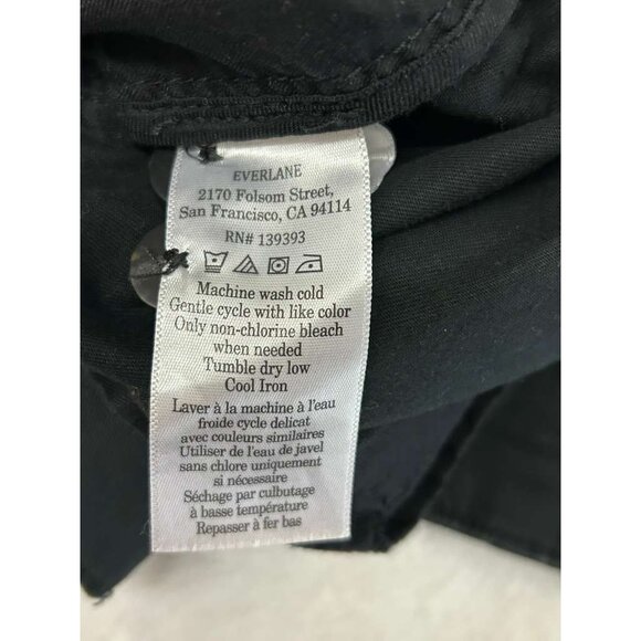 Everlane Women's Size 8 Front Pocket Black Chino Shorts - Picture 10 of 12